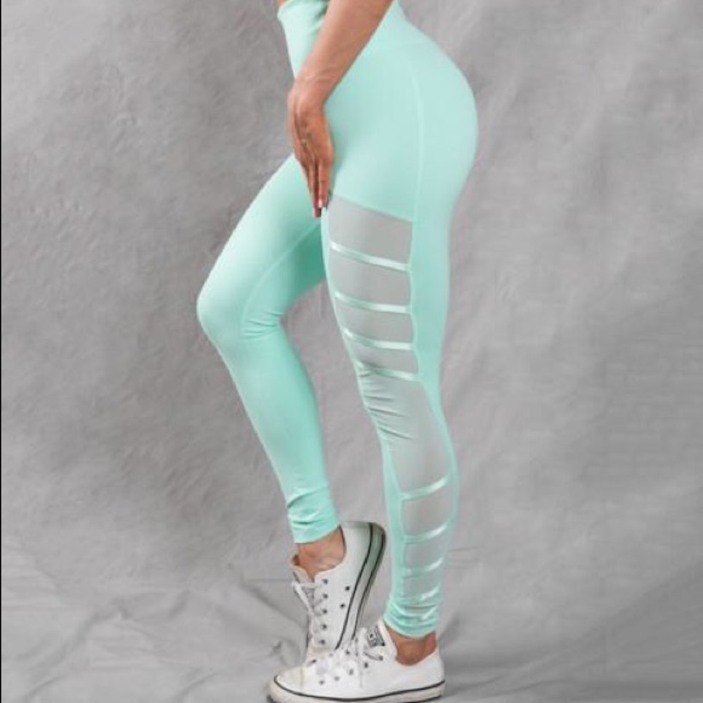 BuffBunny Elysium Mesh WHITE Leggings